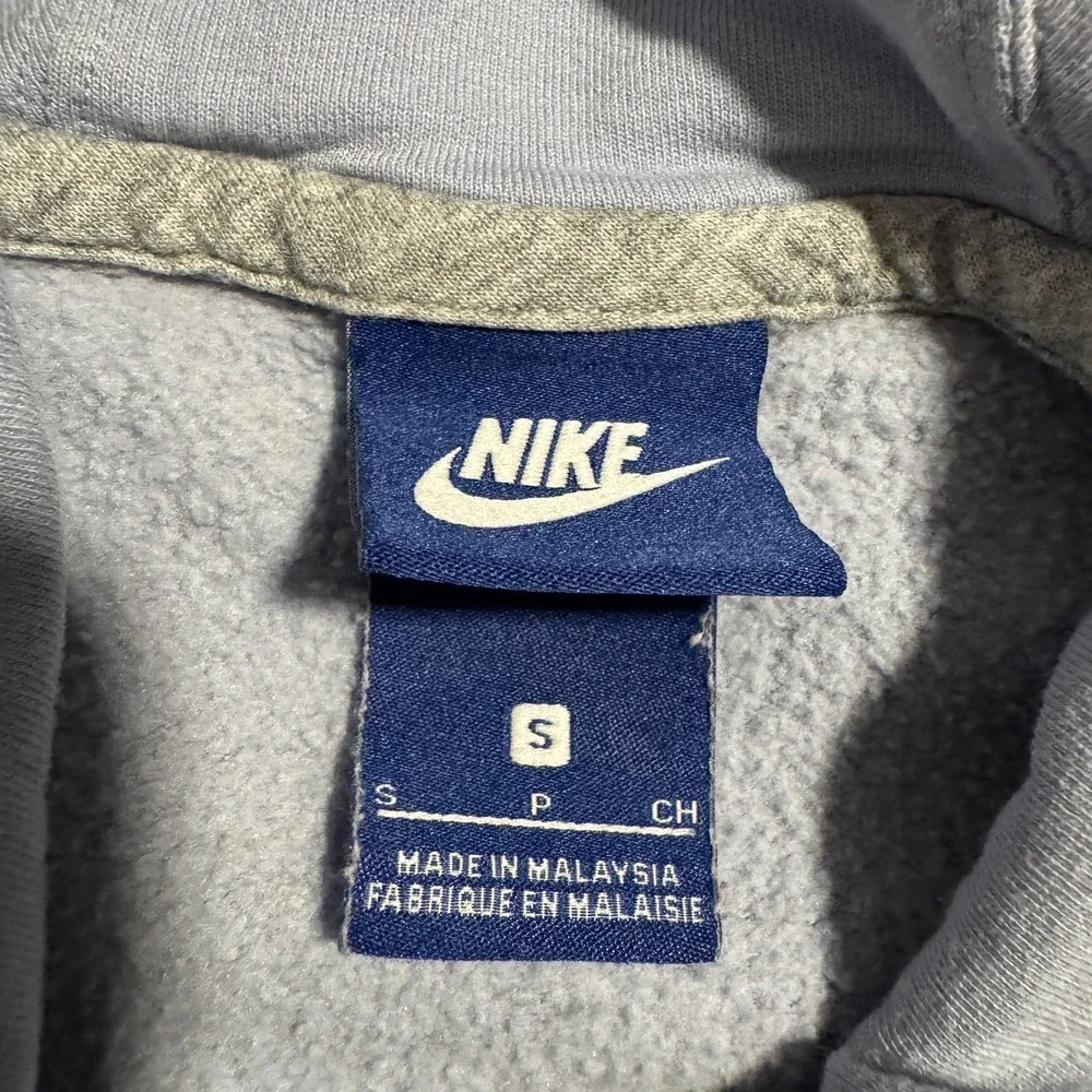 Nike Pullover Hoodie Long‎ Sleeve Mock Neck Sweatshirt Blue Women's Size Small